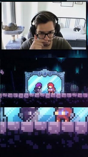 Madeline's Mirror Image! #celeste #gaming #celestegame #celestegameplay #platforming