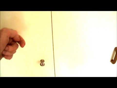 Install a Knob on a Folding Door for Easy Opening