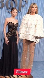 Heidi Klum and Leni Klum Shine at the BoF500 Gala