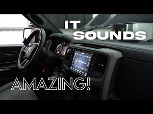 Installing PAC AmpPRO AP4-CH41 + BIG 3 upgrade in the Ram! Sound system is COMPLETE!