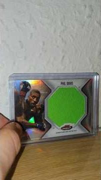 Presenting a Phil Davis, UFC on FOX 2 Mat Relic Trading Card