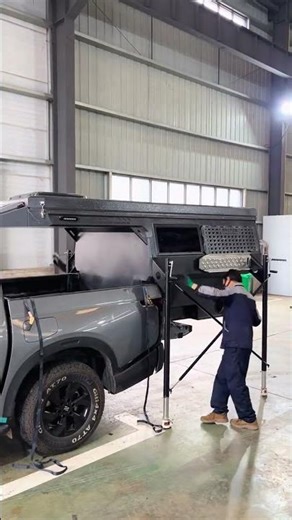 Nissan Z9 Hybrid Pickup Camper Build | Custom Pickup Cabin Conversion by Factory