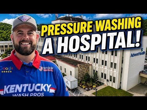 Pressure Washing A Hospital