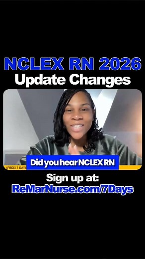 If you’ve heard the NCLEX is changing and feel unsure how to prepare, this is exactly why the 7 Days NCLEX Reset Challenge exists. In this free training, you’ll learn how to approach the new NCLEX thinking, understand what the exam is really testing, and shift your mindset whether you’re still in nursing school or already graduated. 👉 Sign up now: ReMarNurse.com/7days | ReMar Nurse Test Prep