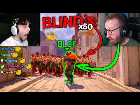 OLOF vs. 60 BLIND PLAYERS (1v60)