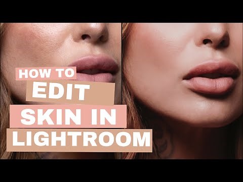 How to smooth skin in Lightroom!