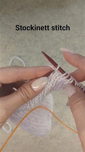 How to knit a perfect stockinett stitch. One nuance makes a huge difference #knitlove #knitting101