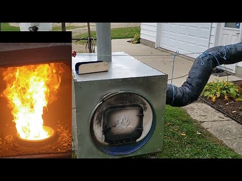 Waste oil burner, heating my home with free oil