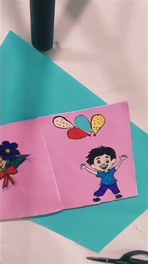 Diy birthday card ideas #birthday card #handmade birthday card #cute #easy #shorts #card #craft