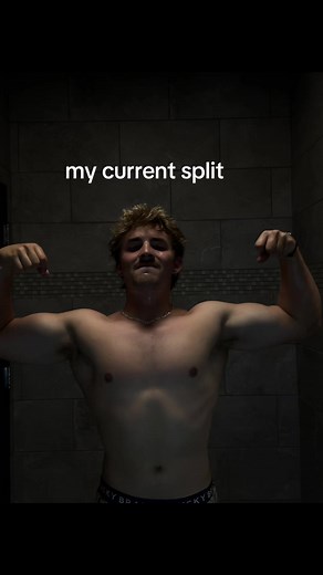 my current workout split #fyp #gym #gymtok #fitness