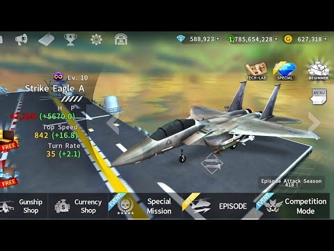 Gunship Battle: STRIKE EAGLE A infinity level Raidmission gameplay