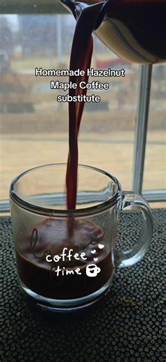 Just some Homemade Hazelnut Maple Coffee Substitute so good..... #inthekitchen #coffee #hazelnutcoffee #hotdrink #homemadedrinks