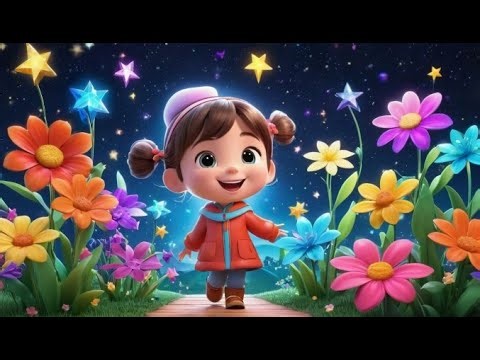 Counting Stars at Bedtime | Fun Nursery Rhyme Song for Kids and Educational Counting Video