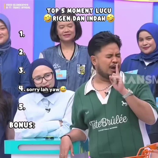 Momen Kocak Arisan Rigen dan Indah