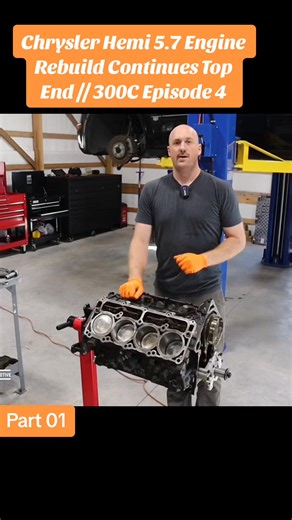 1.1K views | Chrysler Hemi 5.7 Engine Rebuild Continues Top End 300C Episode 4. Part 01. #mustang #car #autorepair #foryou #engine #fyp | autorepaircar1 | Facebook
