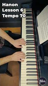 🎹 Hanon Exercise No. 6 — this one hits different.