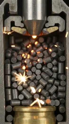Bullet Fires in Slow Motion (10,000 FPS)