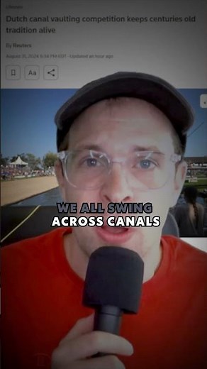 Jumping Canals: The Sport of Pole Vaulting Over Water #weekendupdate #greenscreen #comedynews