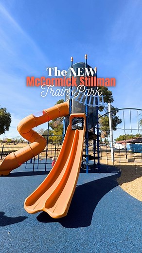 FUN FINDS FOR KIDS NEAR PHOENIX! on Instagram: "McCormick-Stillman Railroad Park Refresh!🚂 The new playground at @therailroadpark is NOW OPEN! 🎉 The refresh includes new swings, slides, play structures and more! 🛝 There is still more to come, but we are loving the new space so far! 🌳 Don't forget to ride the train, carousel and visit the model railroad building! 🚆 Tickets to the Paradise & Pacific Railroad & Charros Carousel are $3.00 each 🎠 Train, Carousel & Model Railroad Hours are 9am -