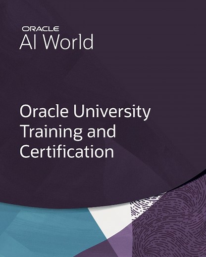 1.3K views · 25 reactions | Don’t forget your #AIWorld registration comes with free Oracle University training and certification through to December 15! https://social.ora.cl/6188AA0Te | Oracle AI World | Facebook
