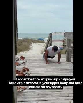 Leonardo's Forward Push Ups 2026 #mobility #movementactivities#pushups #beach#sportsconditioning