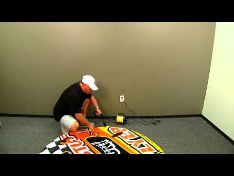 How to properly inflate a towable tube