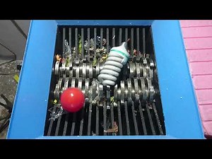 Crushing Hard and Soft Things with Shredder Machine! Experiments