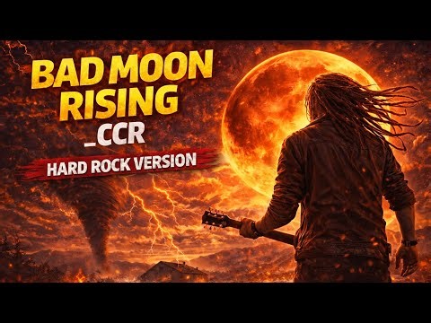 Bad Moon Rising - CCR || Hard Rock Version 🎸#music