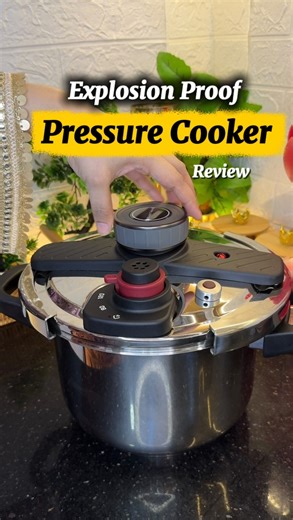 The Mommy Canvas on Instagram: "💥 Explosion-proof Stainless Steel Pressure Cooker! 🥘 Use it on 🔥 Gas or ⚡ Induction stove — super safe & stylish! Easy to open, easy to operate, and cooks your meals super fast 🍲⏱️ A must-have for every kitchen 👩‍🍳❤️ Visit @techmanistan.official to Place Your Order Pressure cooker, stainless steel cooker, explosion proof cooker, safe pressure cooker, induction stove cooker, gas stove cooker, kitchen essentials, cookware, fast cooking, easy to use cooker, hom
