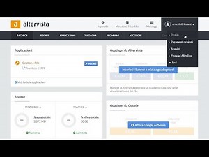 Create and publish web pages with Altervista