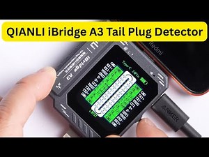 Qianli iBridge A3 Tail Plug Tester Comprehensive Analysis Type-C Lightning Interface Auto-scan Tool