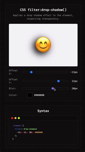 CSS Filter Drop Shadow