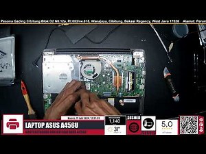 ganti keyboard dan baterai laptop asus a456u