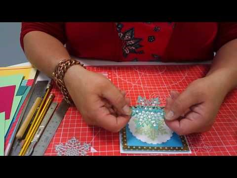 Create Personal Christmas Cards with your Snowflake Die
