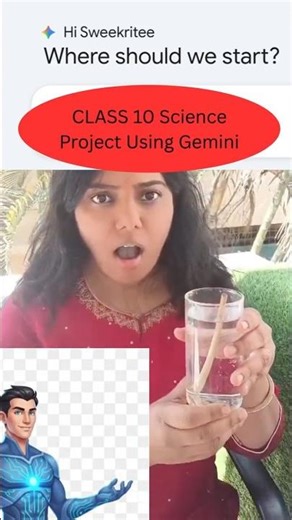 How I used #gemini to ace my Class 10 Science Project!#aiforstudents #class10science#physicsproject