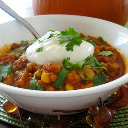 Pumpkin Turkey Chili
