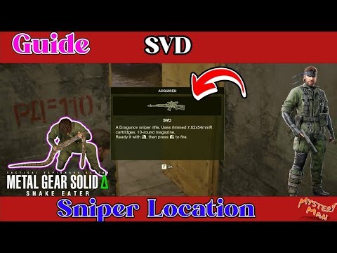 Metal Gear Solid ∆ Snake Eater Sniper Location | SVD