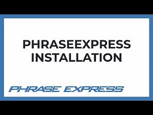 PhraseExpress v18 Installation