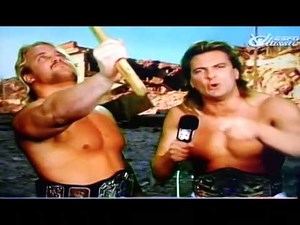 AWA Wrestling 1990 Trooper and Paul Diamond and The Destruction Crew