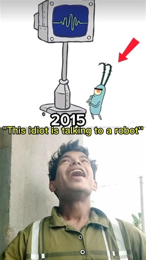 Do you think we are like Plankton talking to Al robots