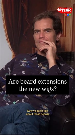 Etalk | 2026 is gonna be ALL about the beard extensions! 😅 We spoke with the stars of ‘Death by Lightning,’ Michael Shannon & Matthew Macfadyen... | Instagram
