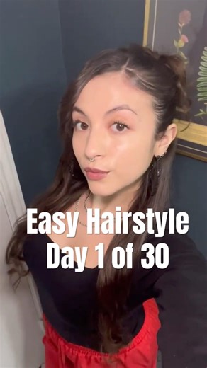 Easy Everyday Hairstyle Tutorial | Day 1 of 30
