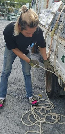 [Vise knot] Furuta Vise Knot! Scaffolding Basics! [#ViseKnot #Rope #Basics #Handsome #Scaffolding...