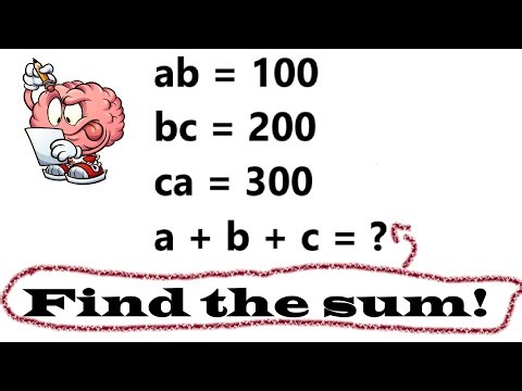 Find the Sum Without A Calculator! - Tricky Math Problem