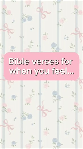 Bible verses for different emotions💕✝️🌷 #bibleverses #christianity #quotes