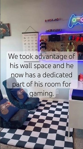 Kids gamer bedroom makeover