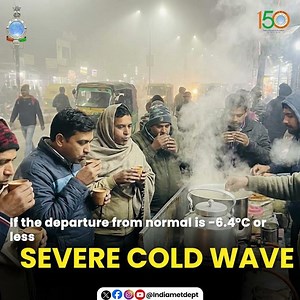 Criteria for declaring Cold Wave in the Plains