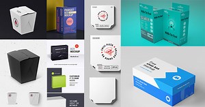 Los mejores Mockups PSD Gratis para Packaging de cajas de cartón