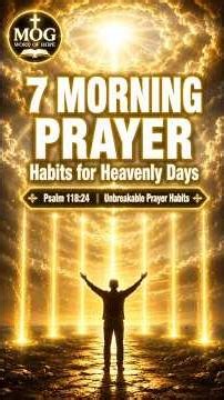 7 Powerful Morning Prayer Habits | Heavenly Days