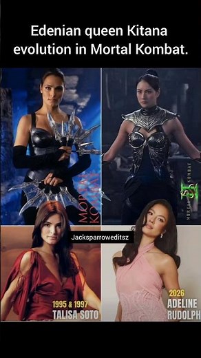1995 & 1997 - Talisa Soto ruled as Kitana in Mortal Kombat & Mortal Kombat:Annihilation#mortalkombat